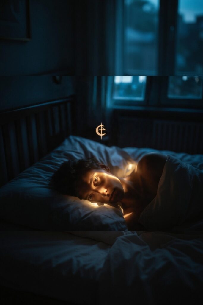 essoa dormindo com sonhos intensos durante despertar espiritual