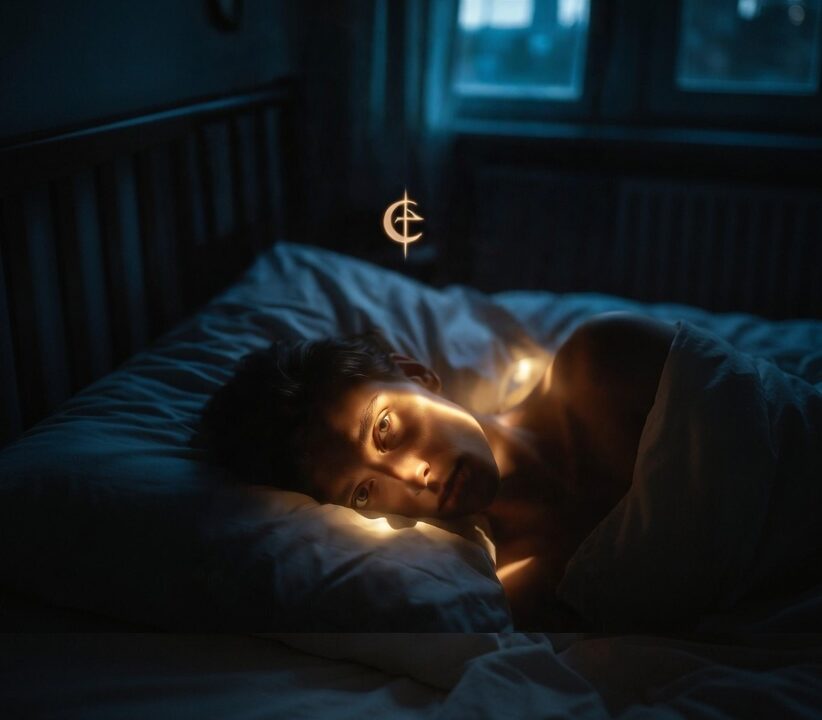 essoa dormindo com sonhos intensos durante despertar espiritual