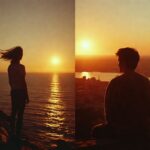 duas pessoas em locais diferentes conectadas representando que alma gemea sente quando pensa nela