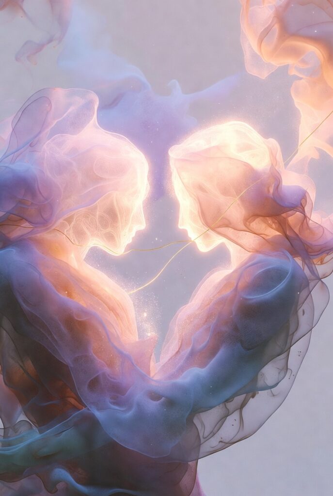 imagem representando conexão de almas
